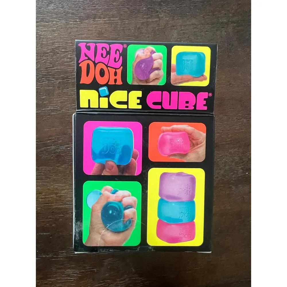 NeeDoh Nice Cube - PURPLE | The Original Sensory Ice Cube Squish - NIB!